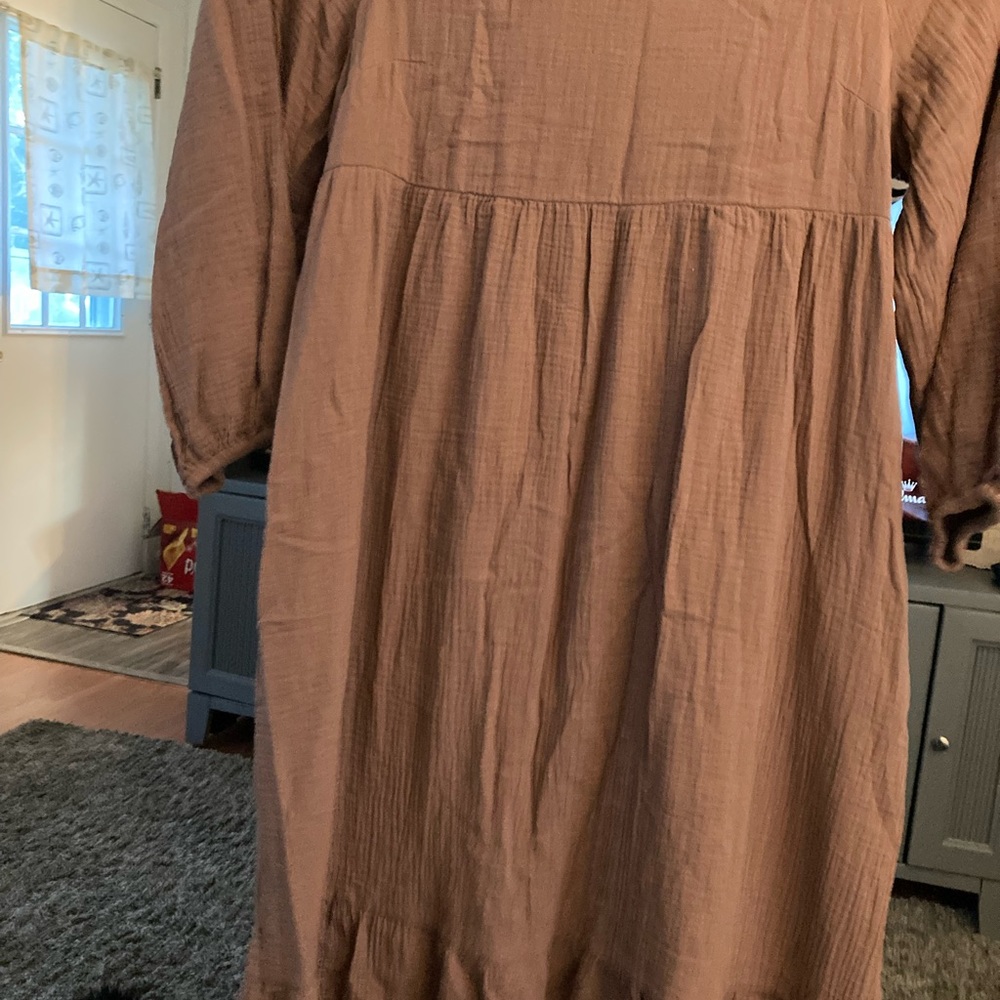 New brown 2x old navy dresss